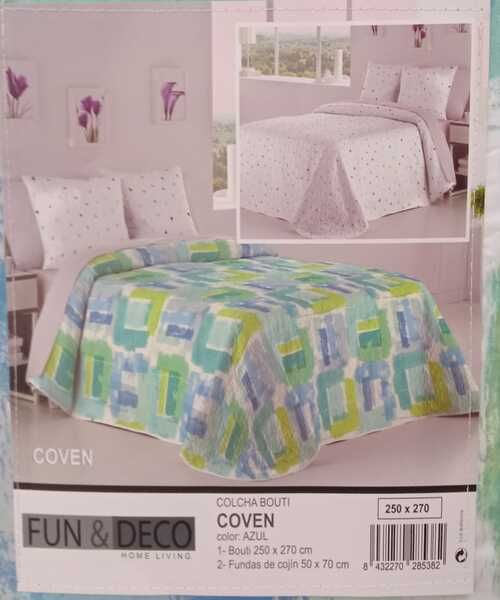 colcha para cama de varios colores