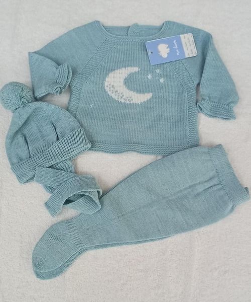 conjunto para bebé azul claro